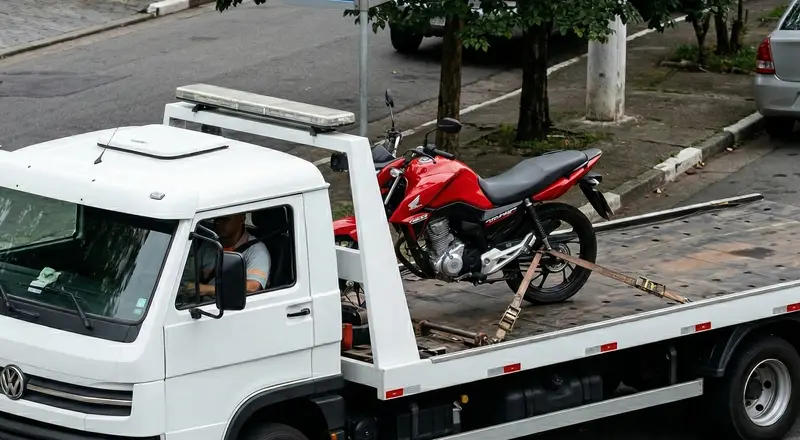 Reboque de moto em Brusque – guincho especializado para motocicletas